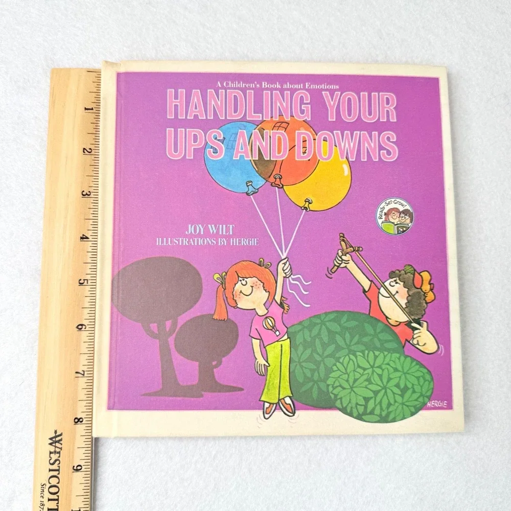 Joy Wilt Weekly Reader Books Lot Handling Your Ups & Downs You're All Right 1979